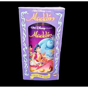 Disney Aladdin Collector Series Glass Vintage Burger King Coca Cola Promo 1994